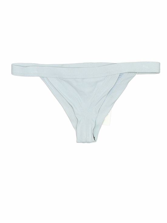 Frankie's Bikinis Other - Frankies Bikinis Cole Ribbed Bikini Bottoms Large NWT Light Blue Swim